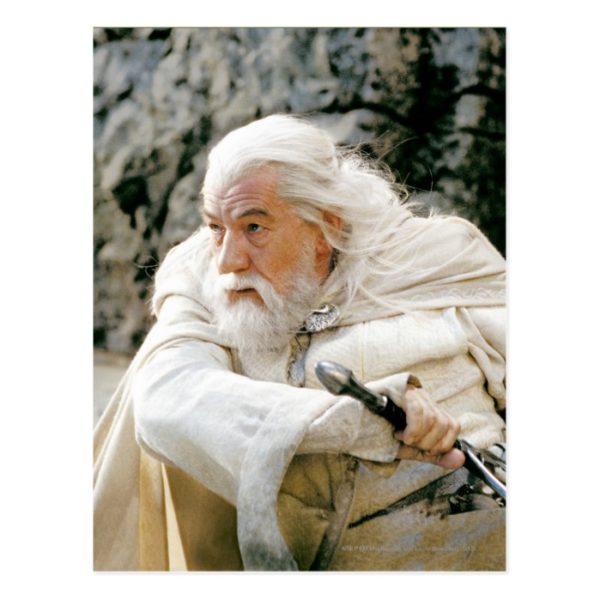 GANDALF™ the White with Sword Postcard