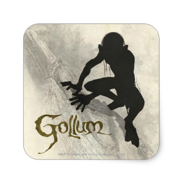 GOLLUM™ Concept Sketch Square Sticker