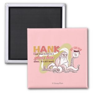 Hank | Live in a Glass Box Alone Magnet