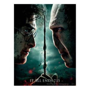 Harry Potter 7 Part 2 - Harry vs. Voldemort Postcard