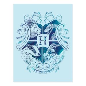 Harry Potter | Aguamenti HOGWARTS™ Crest Postcard