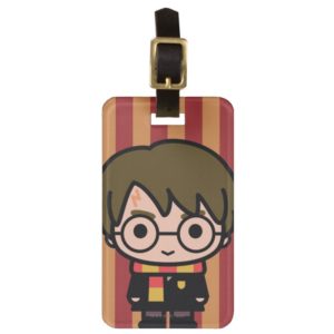 Harry Potter Cartoon Character Art Luggage Tag