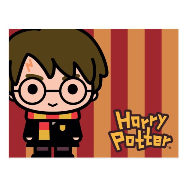 Harry Potter Cartoon Character Art Postcard