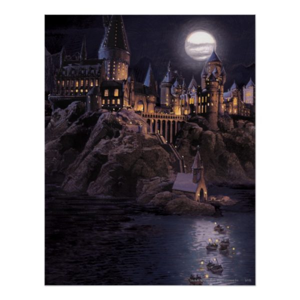 Harry Potter Castle | Great Lake to Hogwarts Poster