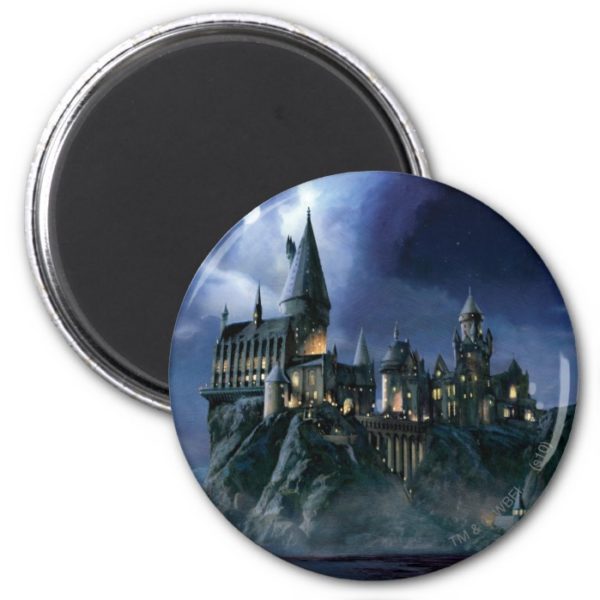 Harry Potter Castle | Moonlit Hogwarts Magnet