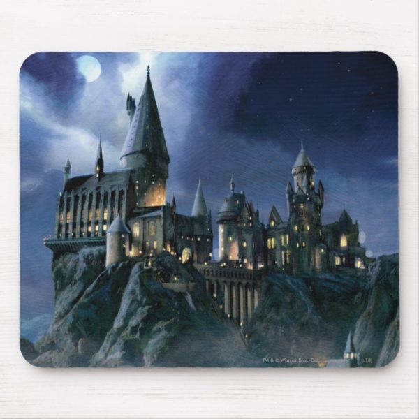 Harry Potter Castle | Moonlit Hogwarts Mouse Pad