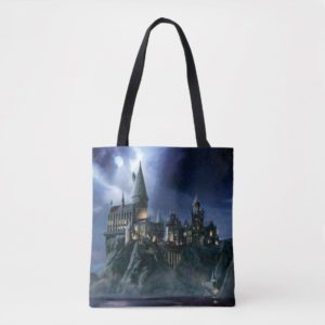 Harry Potter Castle | Moonlit Hogwarts Tote Bag