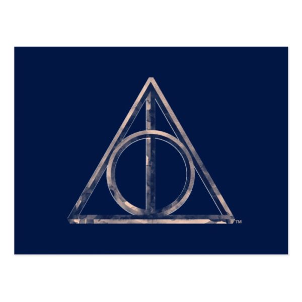 Harry Potter | Deathly Hallows Watercolor Postcard
