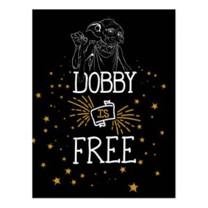 Harry Potter | Dobby Is Free Postcard