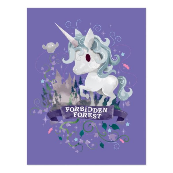 Harry Potter | Forbidden Forest Unicorn Graphic Postcard