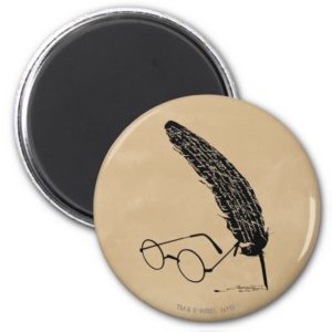 Harry Potter | Glasses And Quill Magnet