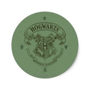 Harry Potter | Hogwarts Banner Crest Classic Round Sticker