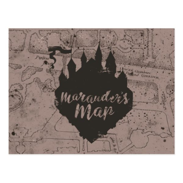 Harry Potter | HOGWARTS™ Castle Marauder's Map Postcard