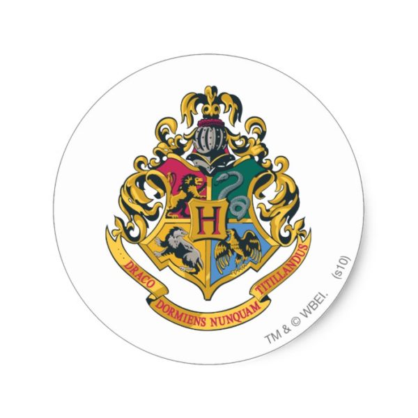 Harry Potter | Hogwarts Crest - Full Color Classic Round Sticker