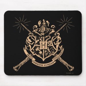 Harry Potter | Hogwarts Crossed Wands Crest Mouse Pad