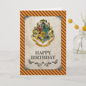 Harry Potter | Hogwarts Happy Birthday Card