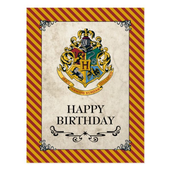 Harry Potter | Hogwarts Happy Birthday Postcard