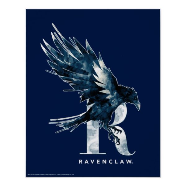 Harry Potter | RAVENCLAW™ Raven Watercolor Poster