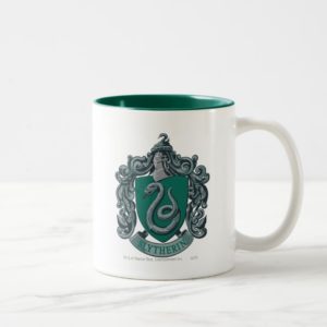 Harry Potter | Slytherin Crest Green Two-Tone Coffee Mug