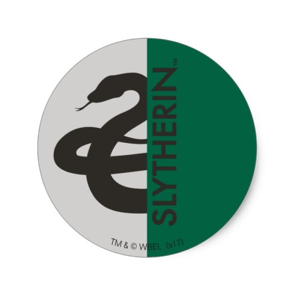Harry Potter | Slytherin House Pride Graphic Classic Round Sticker