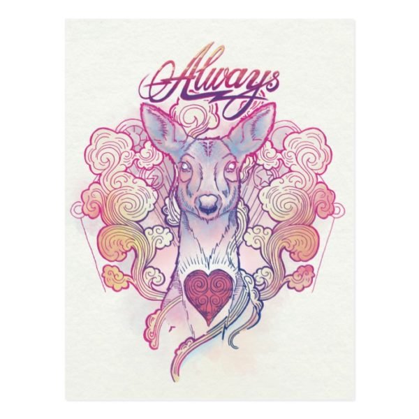 Harry Potter Spell | "Always" Doe Patronus Postcard