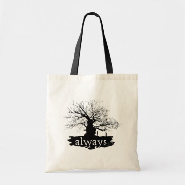 Harry Potter Spell | Always Quote Silhouette Tote Bag