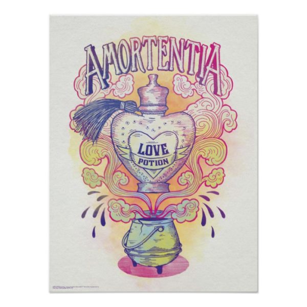 Harry Potter Spell | Amortentia Love Potion Bottle Poster