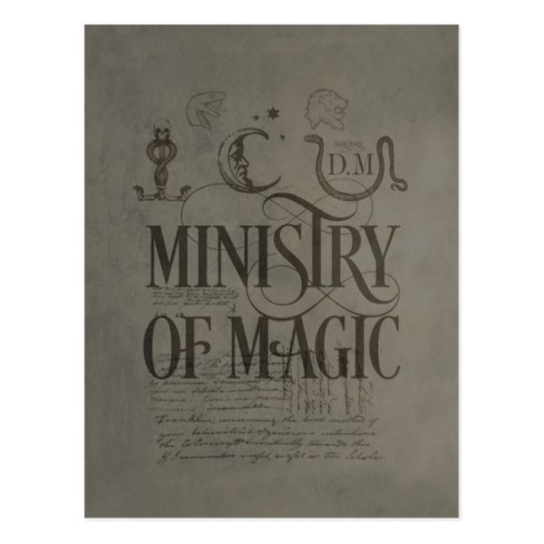 Harry Potter Spell | MINISTRY OF MAGIC Postcard