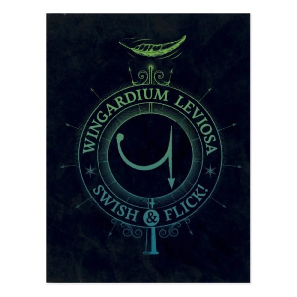 Harry Potter Spell | Wingardium Leviosa Graphic Postcard