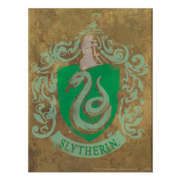 Harry Potter | Vintage Slytherin Postcard