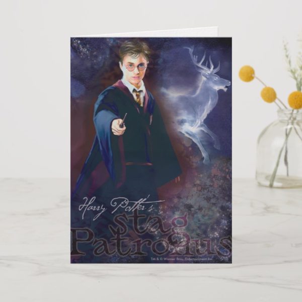 Harry Potter's Stag Patronus Card