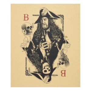 Hector Barbossa - Ruler Of The Seas Fleece Blanket