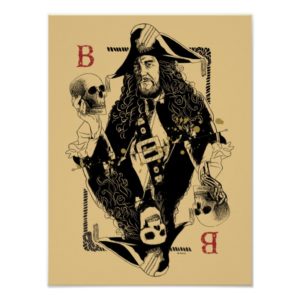 Hector Barbossa - Ruler Of The Seas Poster