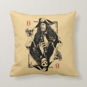 Hector Barbossa - Ruler Of The Seas Throw Pillow