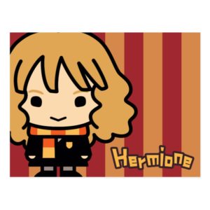 Hermione Granger Cartoon Character Art Postcard