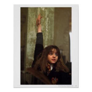 Hermione raises her hand poster