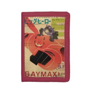 Hiro And Baymax Propaganda Trifold Wallet