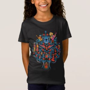 Disney Pixar Coco | Colorful Character Tree T-Shirt