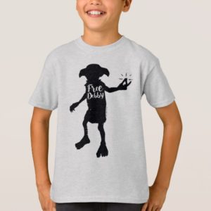 Harry Potter | "Free Dobby" Silhouette Typography T-Shirt
