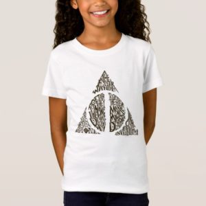 Harry Potter Spell | DEATHLY HALLOWS Typography Gr T-Shirt