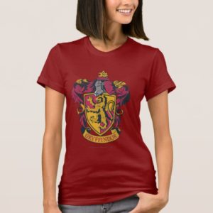 Harry Potter | Gryffindor Crest Gold and Red T-Shirt