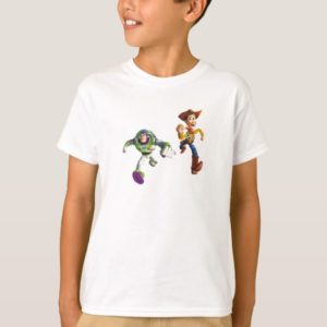 Toy Story Buzz Lightyear Woody running T-Shirt
