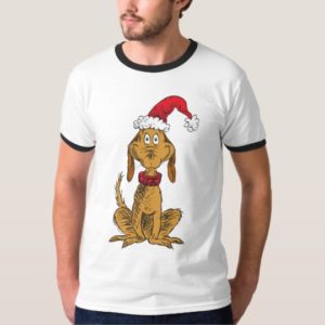 Classic Grinch | Max - Santa Hat T-Shirt