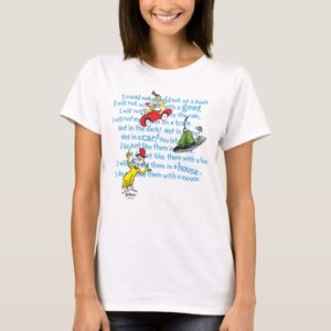 Dr. Seuss | Green Eggs And Ham Storybook Pattern T-Shirt