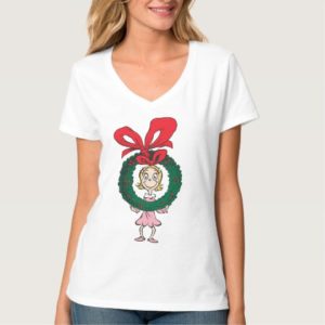 Dr. Seuss | Cindy-Lou Who - Wreath T-Shirt