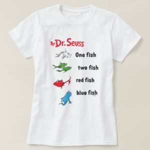 Dr. Seuss | One Fish Two Fish - Vintage T-Shirt