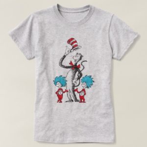 Dr. Seuss | The Cat in the Hat, Thing 1 & Thing 2 T-Shirt