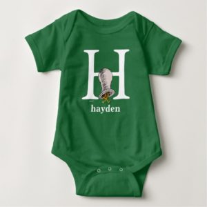 Dr. Seuss's ABC: Letter H - White | Add Your Name Baby Bodysuit