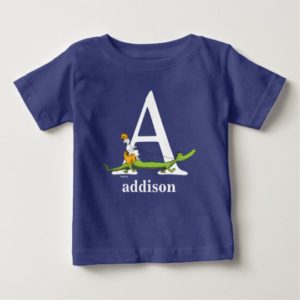 Dr. Seuss's ABC: Letter A - White | Add Your Name Baby T-Shirt