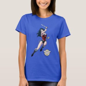 Wonder Woman Swinging Sword T-Shirt